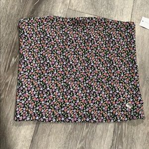 Multicolored Flower Tube Top